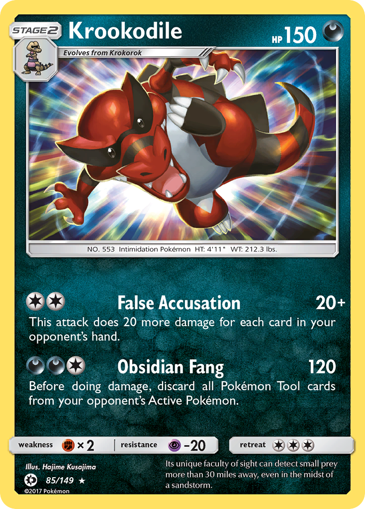 Krookodile — SM Base Set #85/149