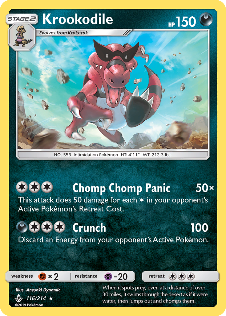 Krookodile — SM - Unbroken Bonds #116/214