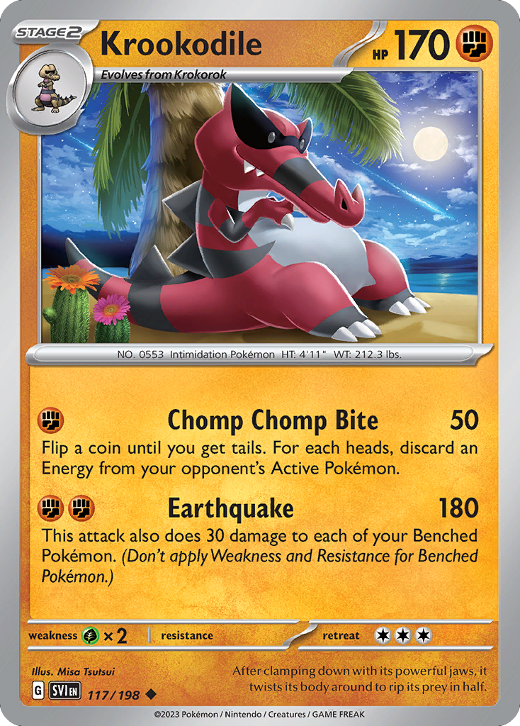 Krookodile — SV01: Scarlet & Violet Base Set #117/198