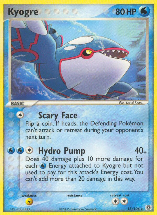 Kyogre — Emerald #15/106