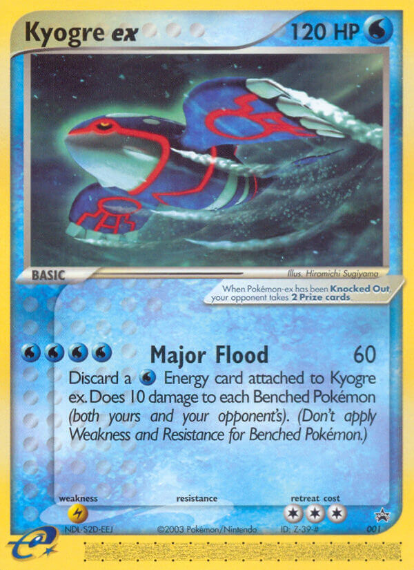 Kyogre ex — Nintendo Promos #001