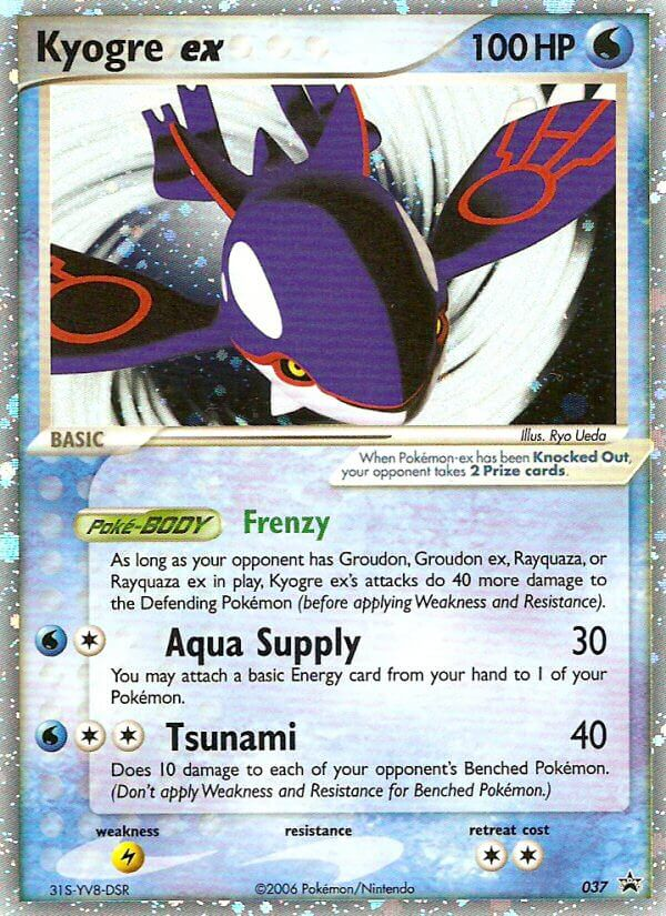 Kyogre ex — Nintendo Promos #037