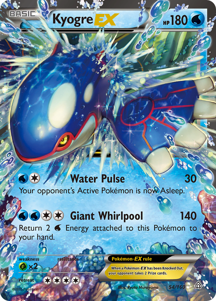 Kyogre EX — XY - Primal Clash #54/160