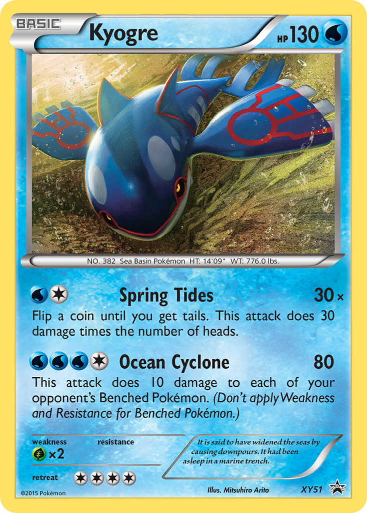 Kyogre — Jumbo Cards #XY51