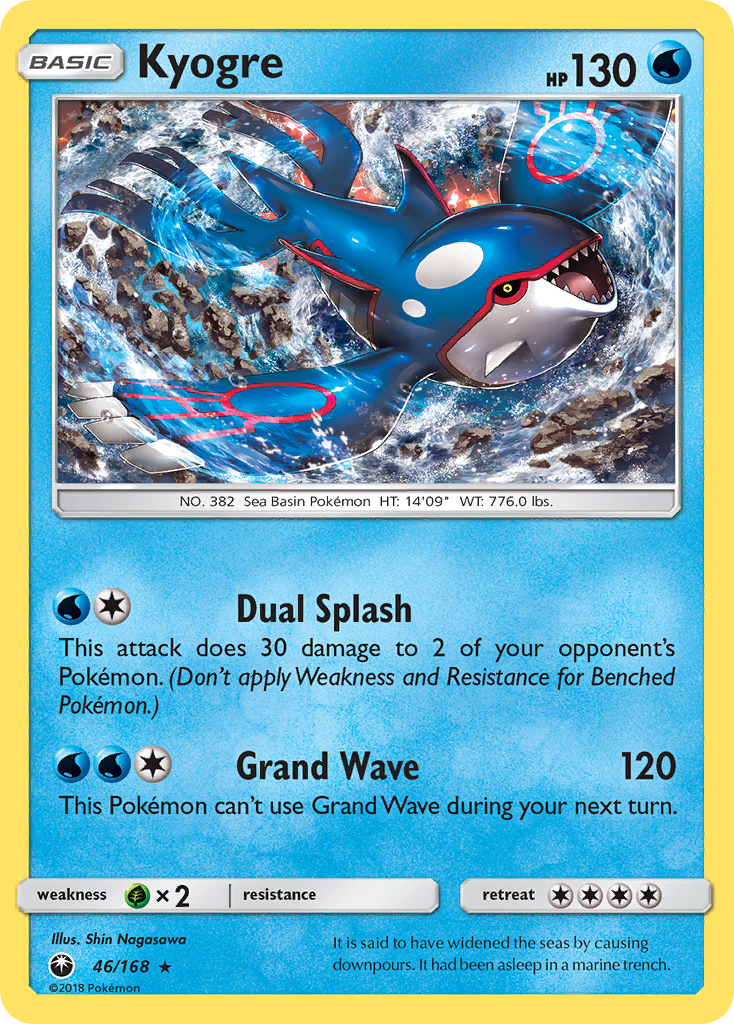Kyogre — SM - Celestial Storm #46/168