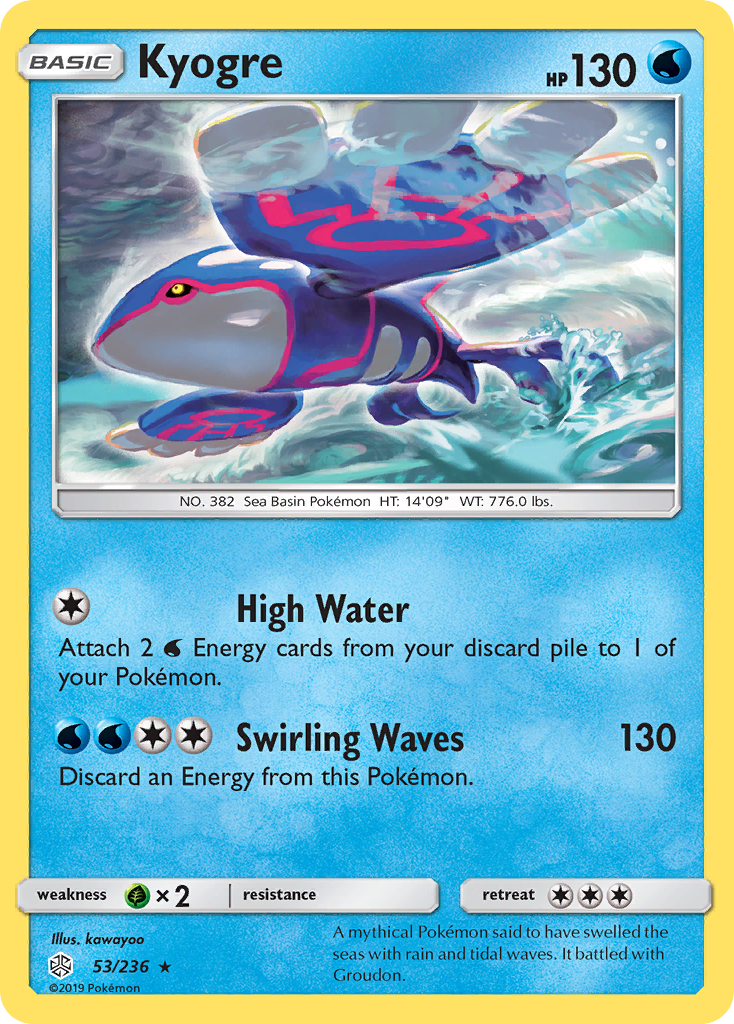 Kyogre — SM - Cosmic Eclipse #53/236
