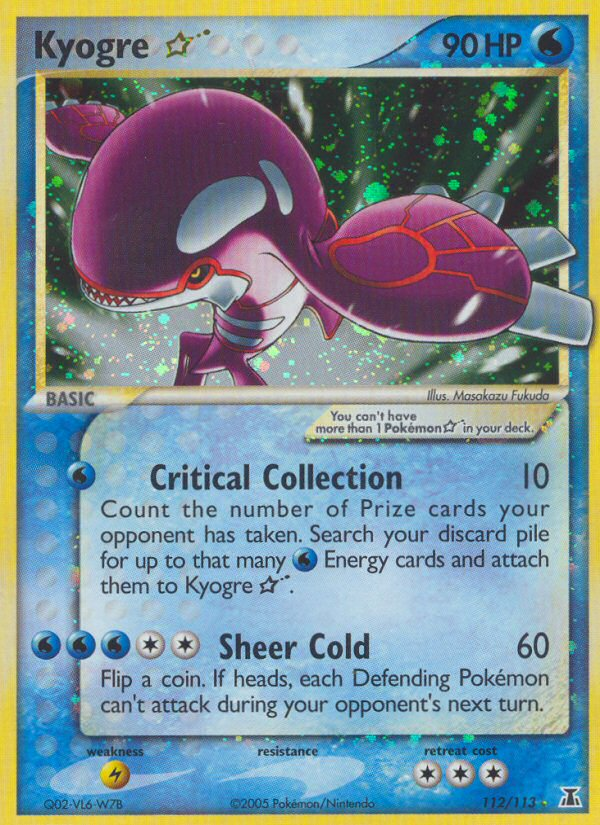 Kyogre Star — Delta Species #112/113