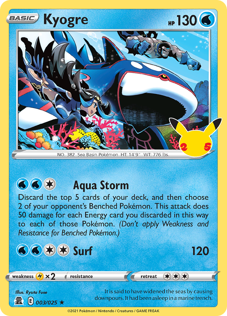 Kyogre — World Championship Decks #003/025
