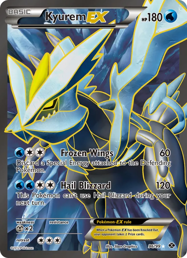 Kyurem EX (96 Full Art) — Next Destinies #96/99