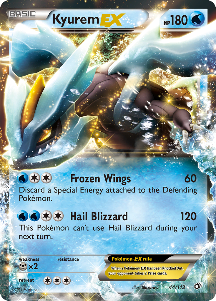 Kyurem EX — Legendary Treasures #44/113