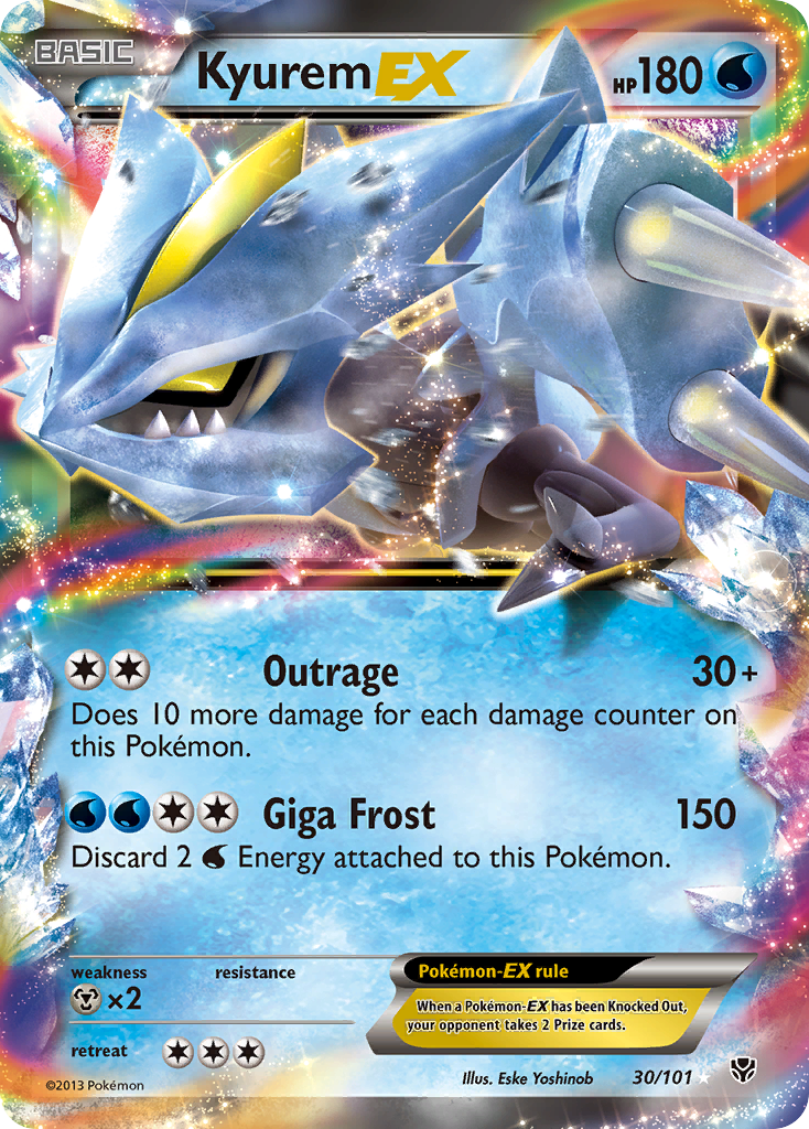 Kyurem EX — Plasma Blast #30/101