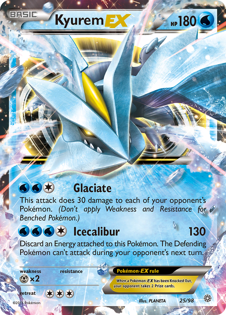 Kyurem EX — XY - Ancient Origins #25/98
