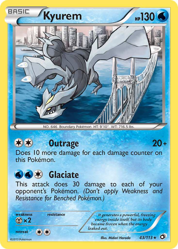 Kyurem — Legendary Treasures #43/113