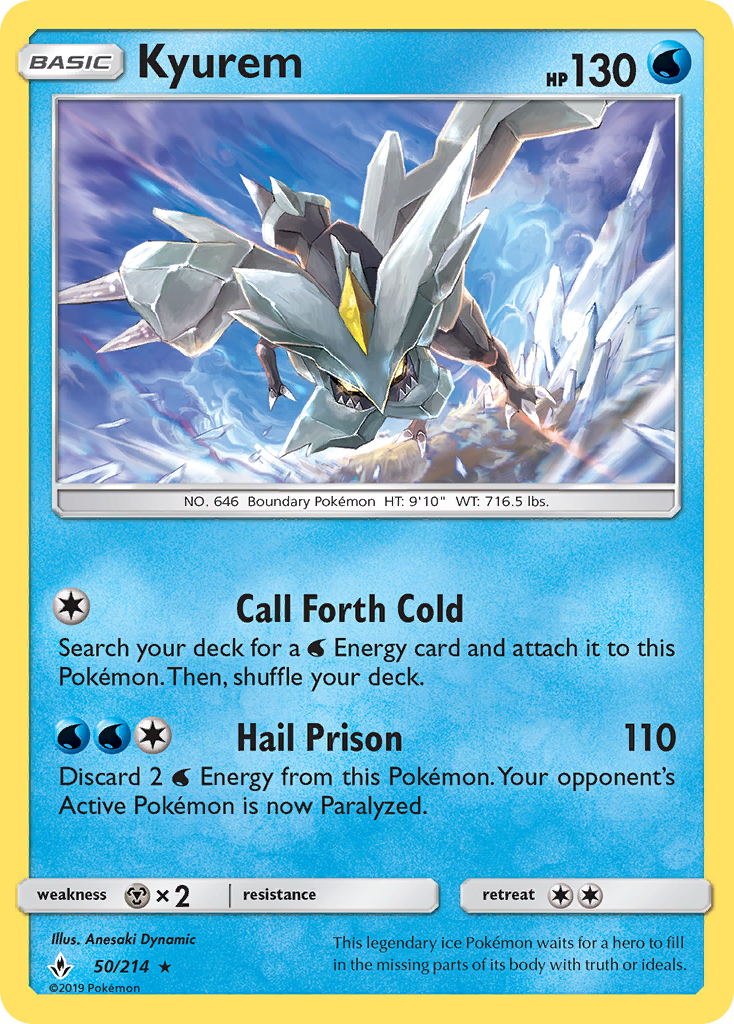 Kyurem — SM - Unbroken Bonds #50/214