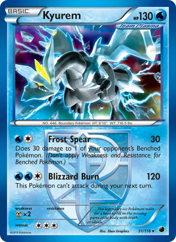 Kyurem (Team Plasma) — Plasma Freeze #31/116