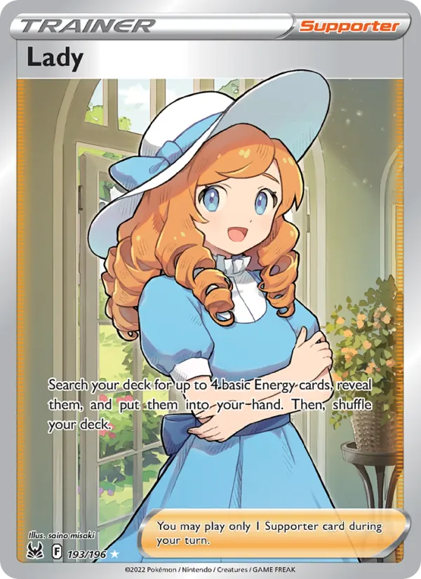 Lady (Full Art) — SWSH11: Lost Origin #193/196