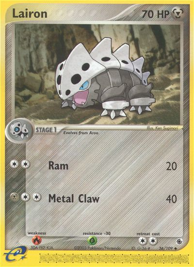 Lairon — Ruby and Sapphire #36/109