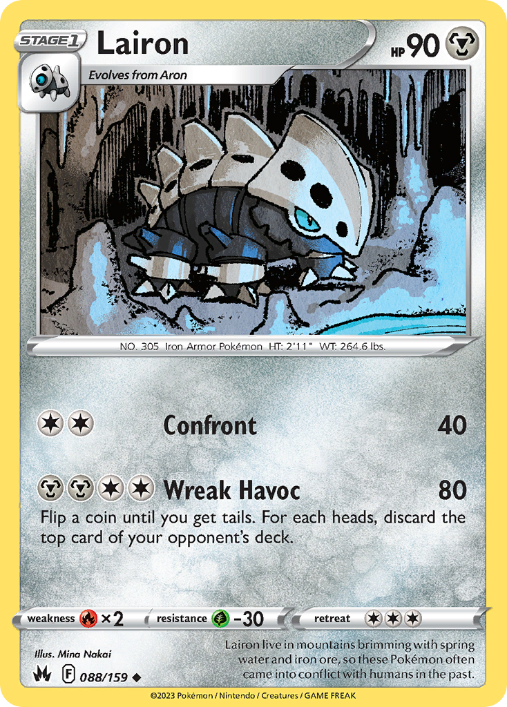 Lairon — SWSH: Crown Zenith #088/159