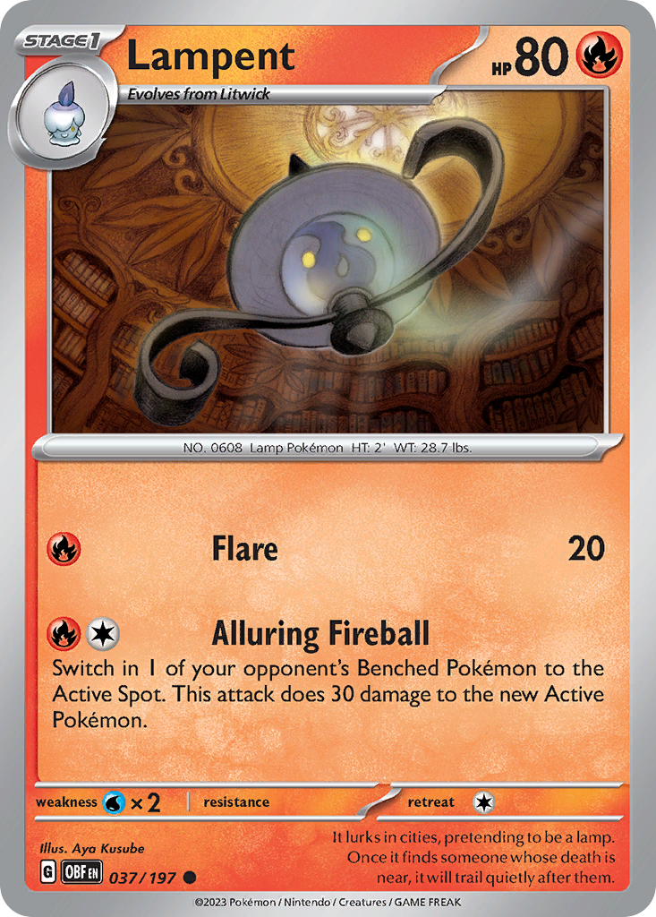Lampent — Trick or Trade BOOster Bundle 2024 #037/167