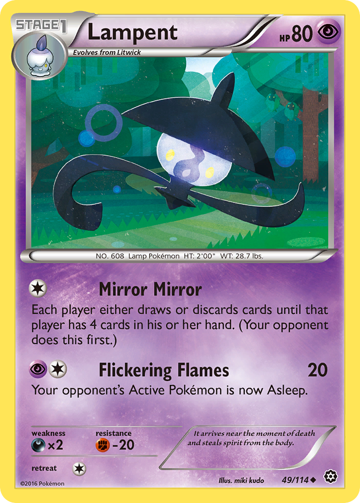Lampent — XY - Steam Siege #49/114