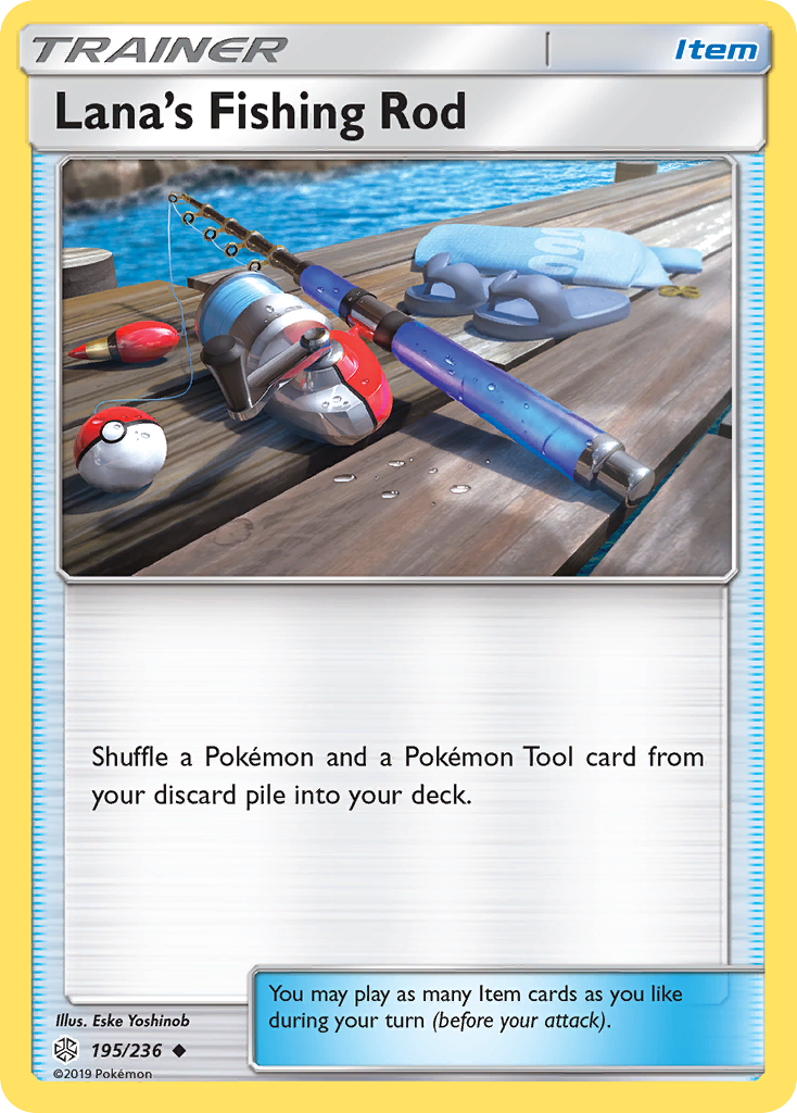 Lana's Fishing Rod — SM - Cosmic Eclipse #195/236