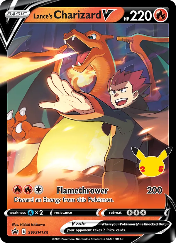 Lance's Charizard V — Jumbo Cards #SWSH133