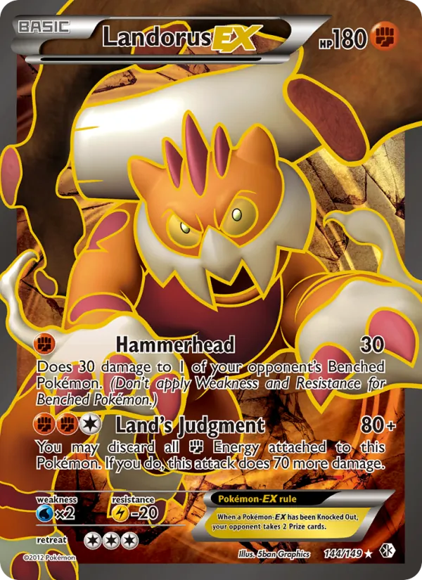 Landorus EX (144 Full Art)