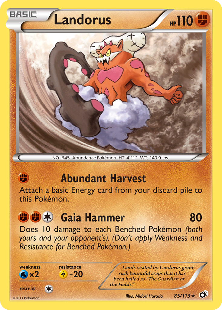 Landorus — Legendary Treasures #85/113
