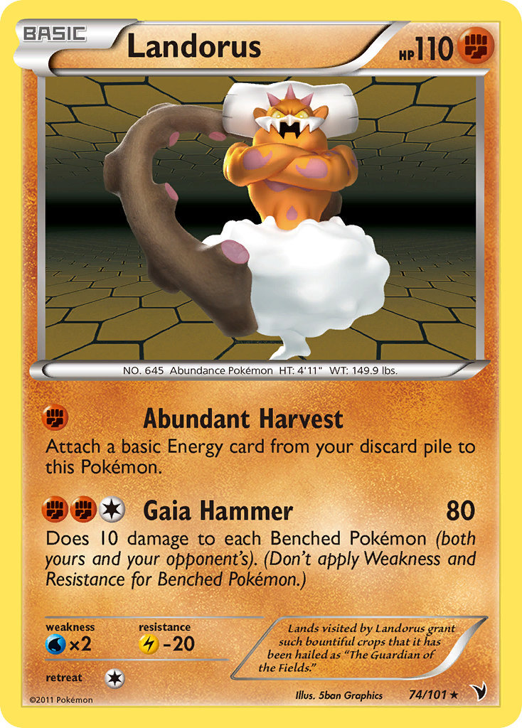 Landorus — Noble Victories #74/101