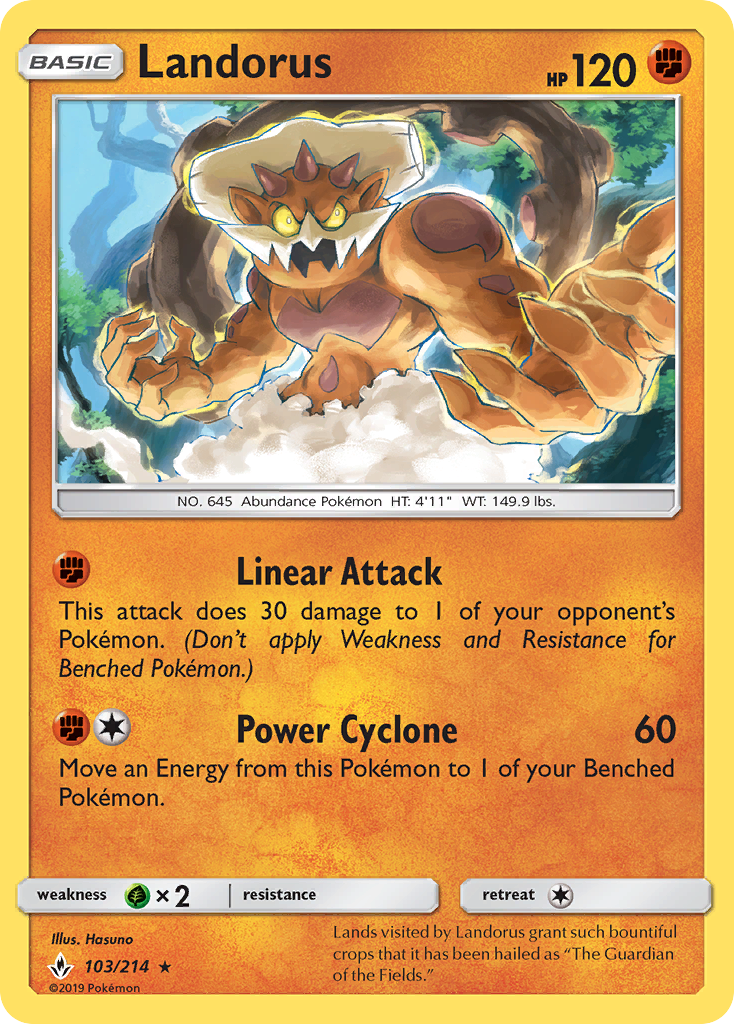 Landorus — SM - Unbroken Bonds #103/214