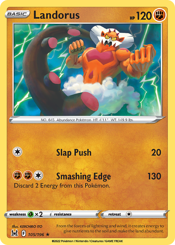 Landorus — SWSH11: Lost Origin #105/196