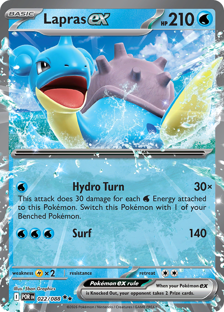 Lapras ex — ME03: Perfect Order #022/088