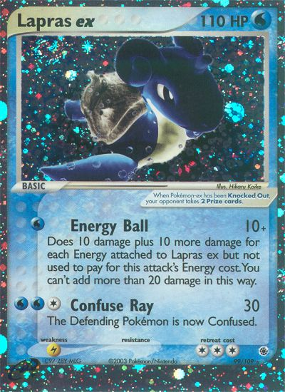 Lapras ex — Ruby and Sapphire #99/109