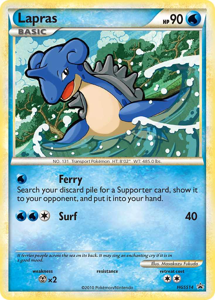 Lapras — HGSS Promos #HGSS14
