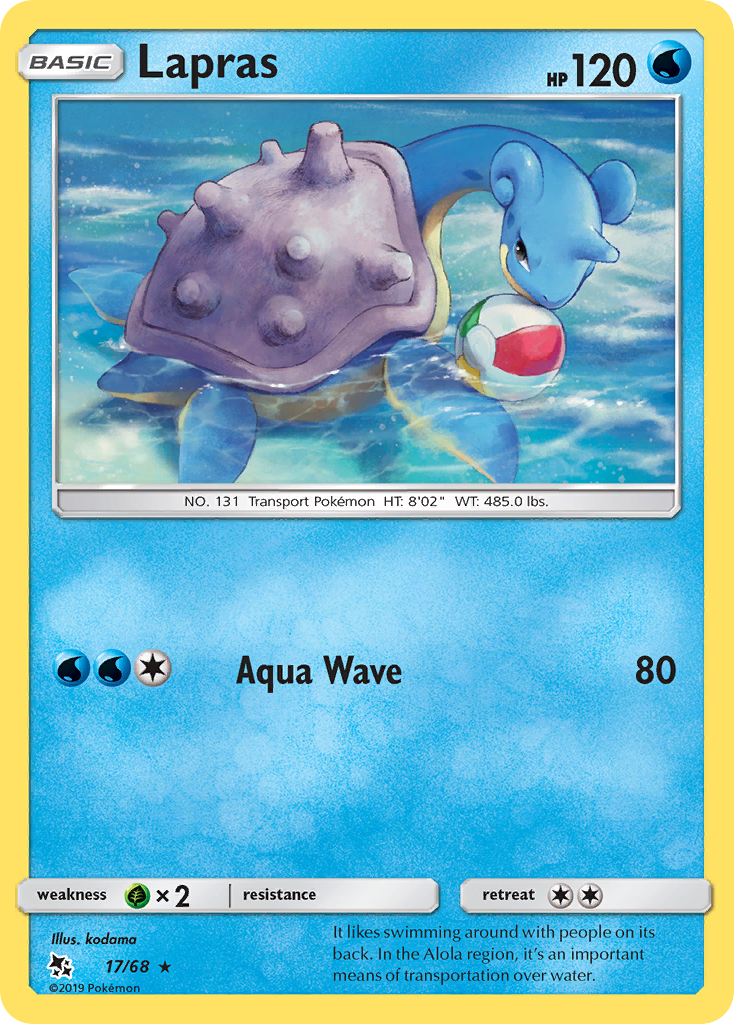 Lapras — Hidden Fates #17/68