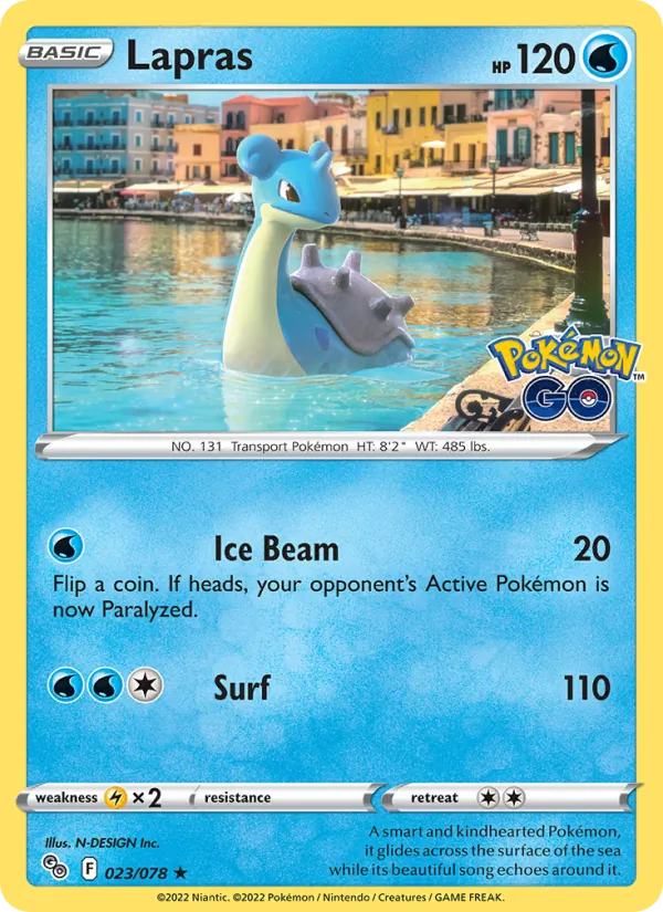 Lapras — Pokemon GO #023/078