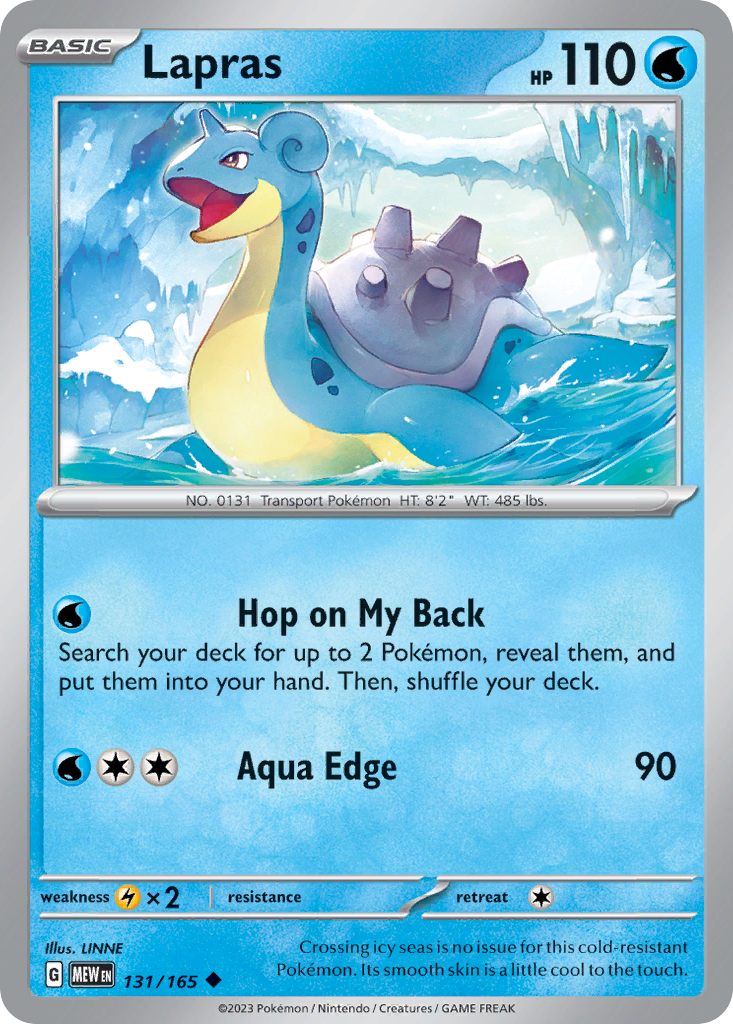Lapras — SV: Scarlet & Violet 151 #131/165