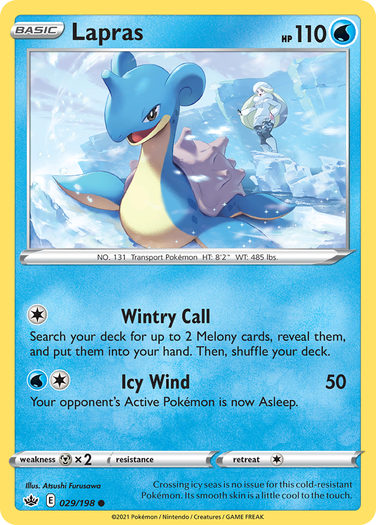 Lapras — SWSH06: Chilling Reign #029/198
