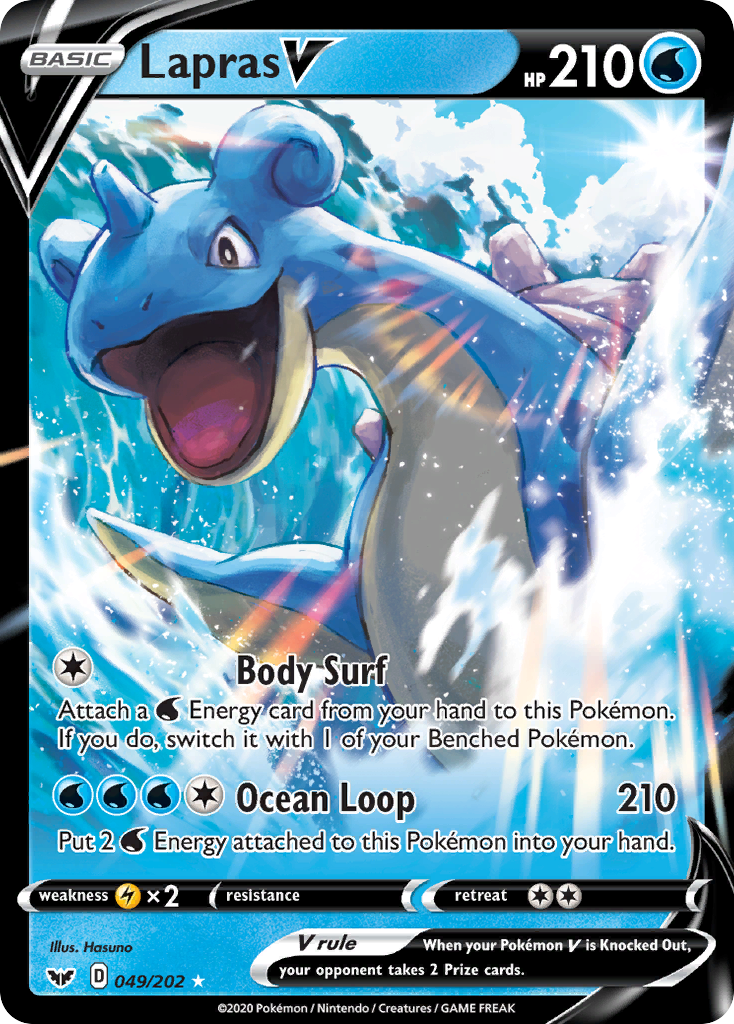 Lapras V — SWSH01: Sword & Shield Base Set #049/202