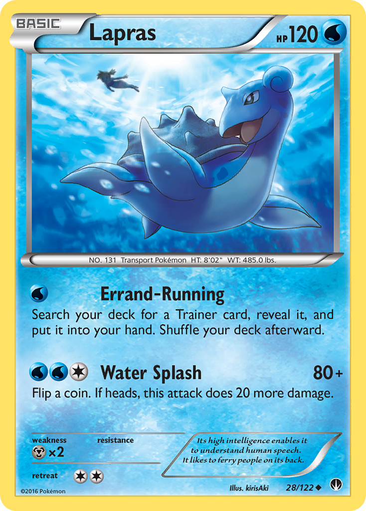 Lapras — XY - BREAKpoint #28/122