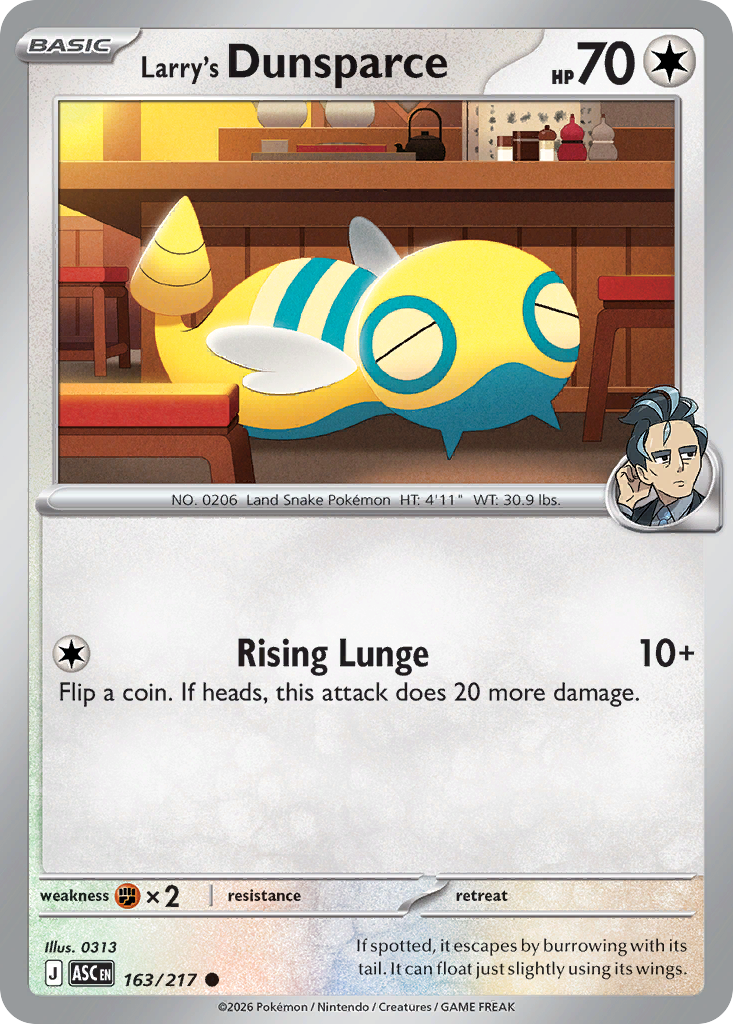 Larry's Dunsparce (Energy Symbol Pattern)