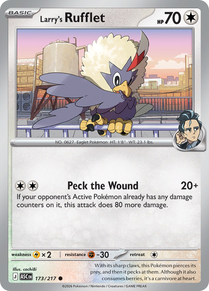 Larry's Rufflet (Poke Ball)