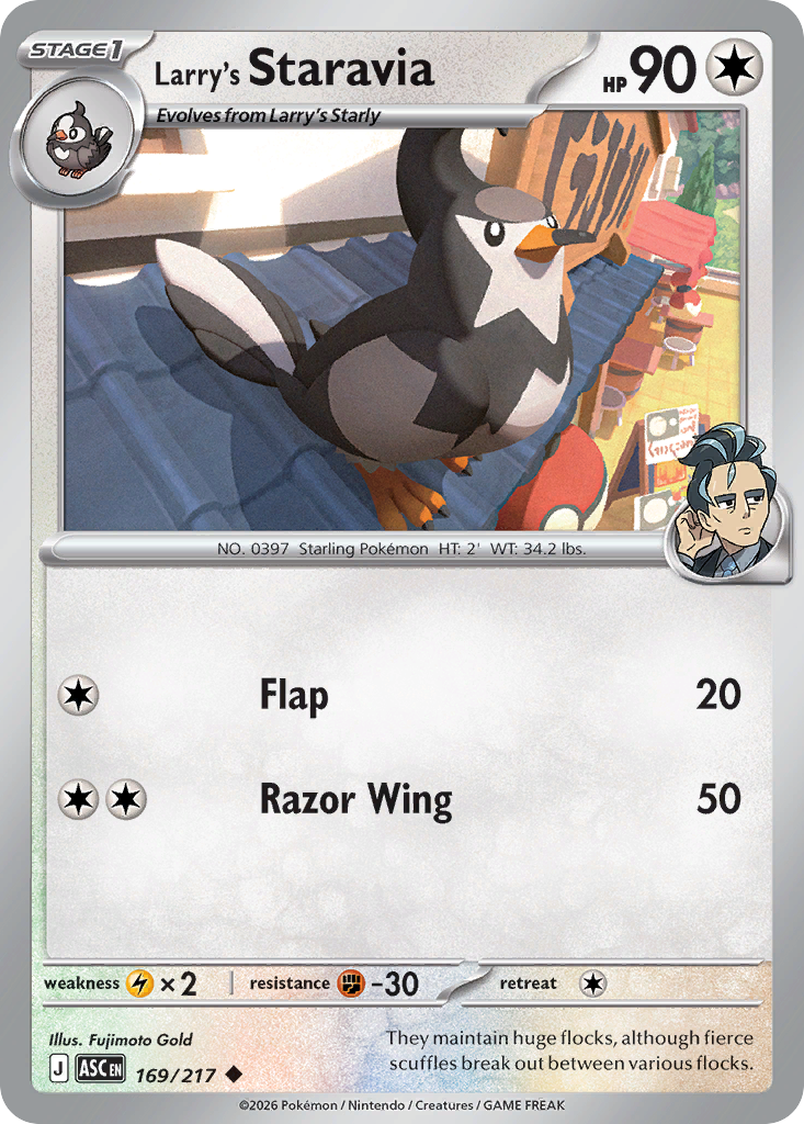 Larry's Staravia (Poke Ball)