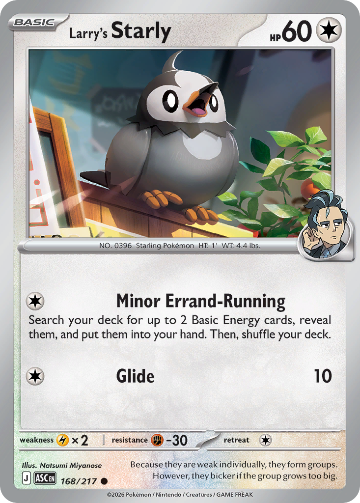 Larry's Starly (Poke Ball)