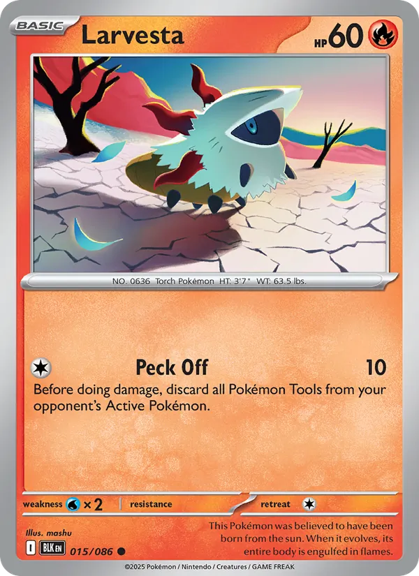 Larvesta (Poke Ball Pattern)