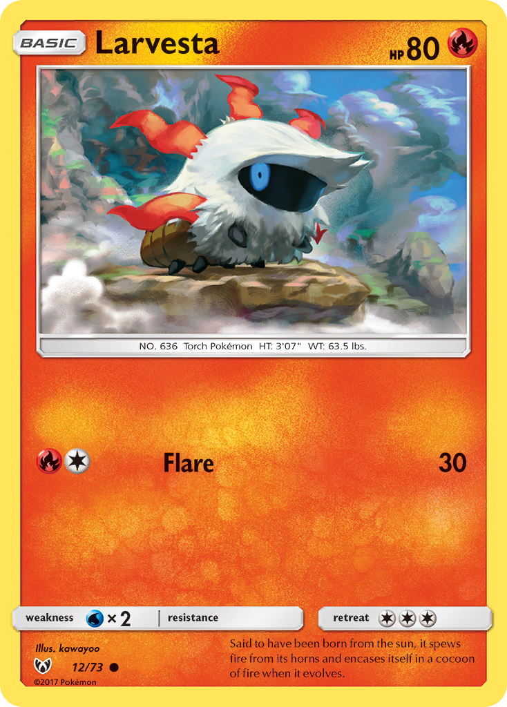 Larvesta — Shining Legends #12/73