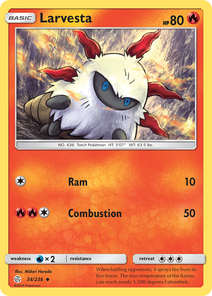 Larvesta — SM - Cosmic Eclipse #34/236