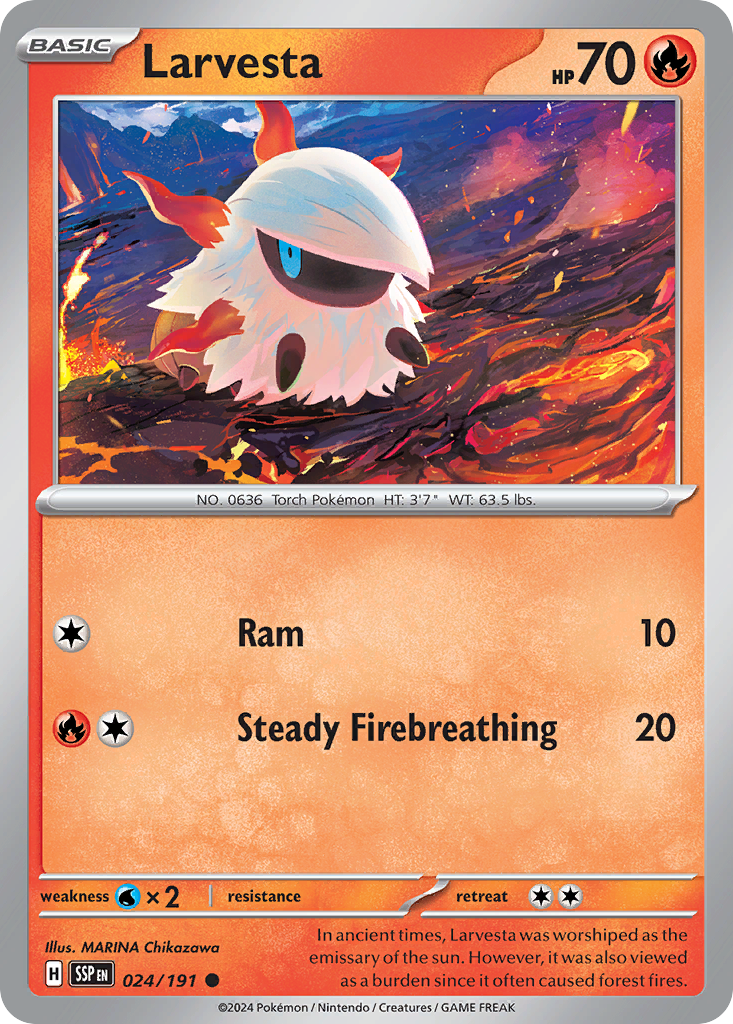 Larvesta — SV08: Surging Sparks #024/191