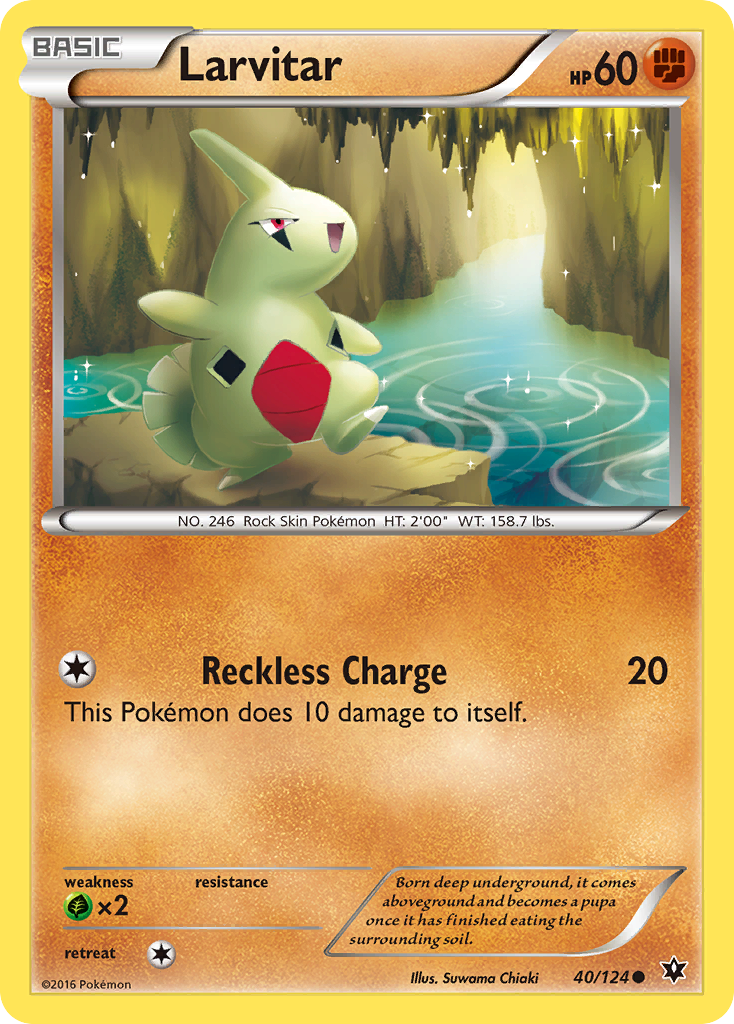 Larvitar (40) — XY - Fates Collide #40/124
