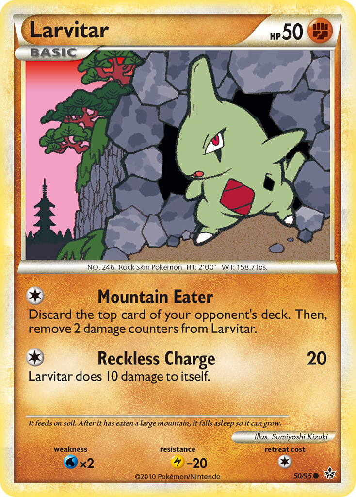 Larvitar (50) — Unleashed #50/95